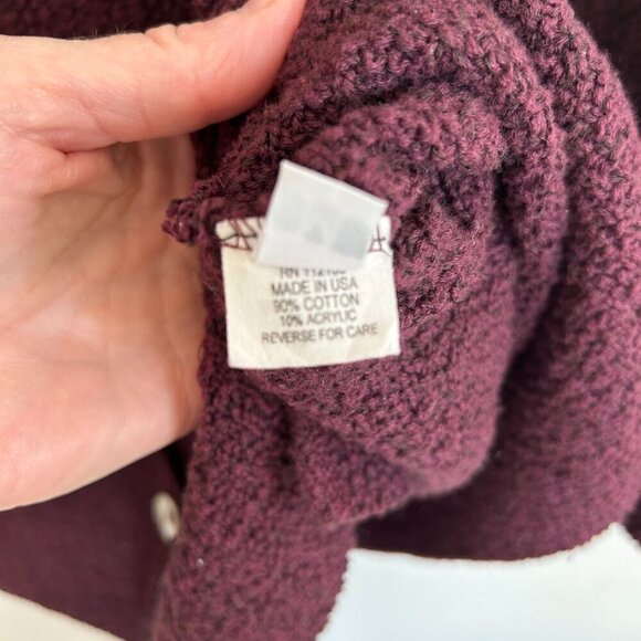 Margaret Winters Sweater Oversize Cardigan Shawl Collar Mother of Pearl - Picture 11 of 11